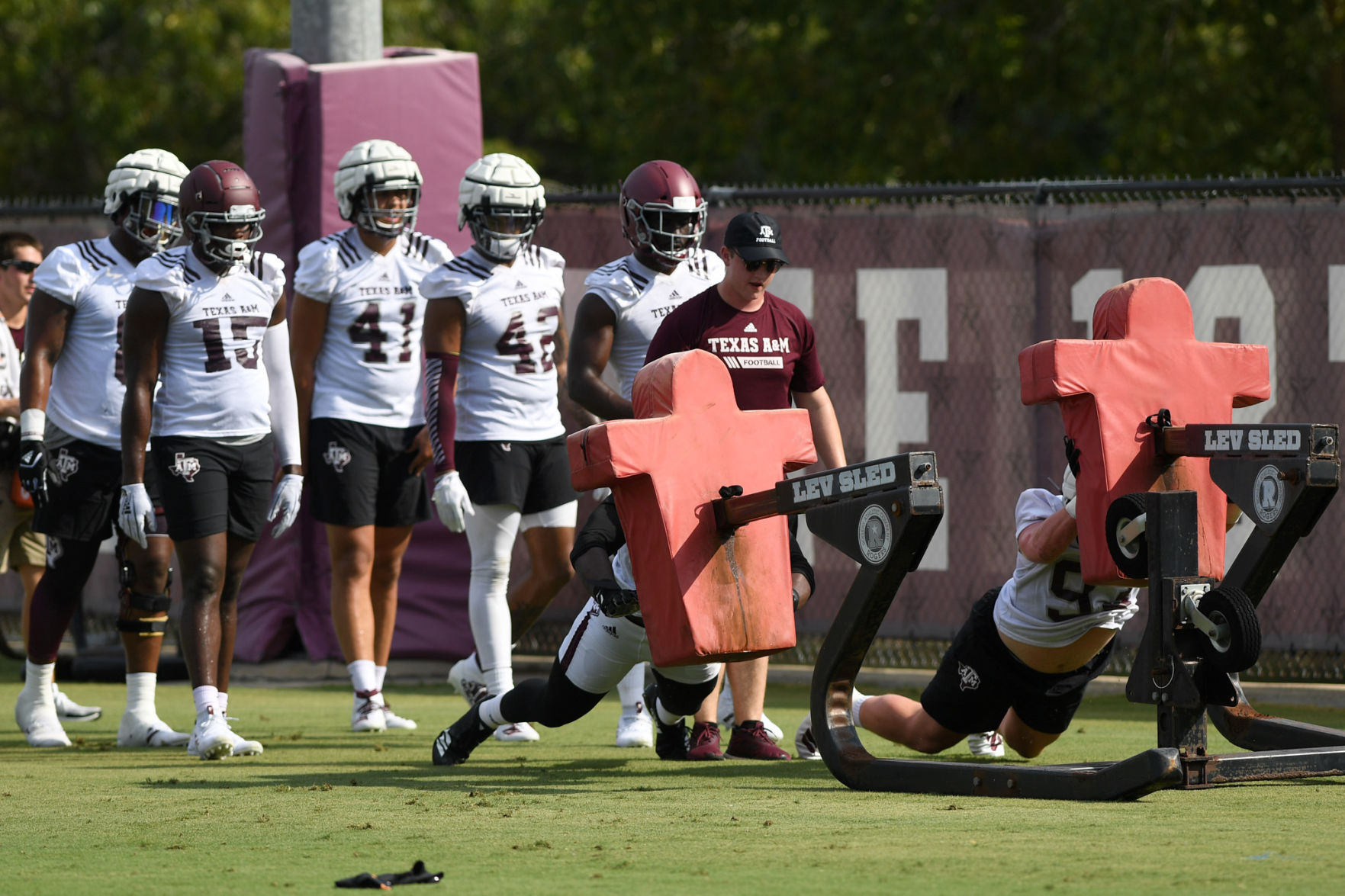 Texas A&M football practice